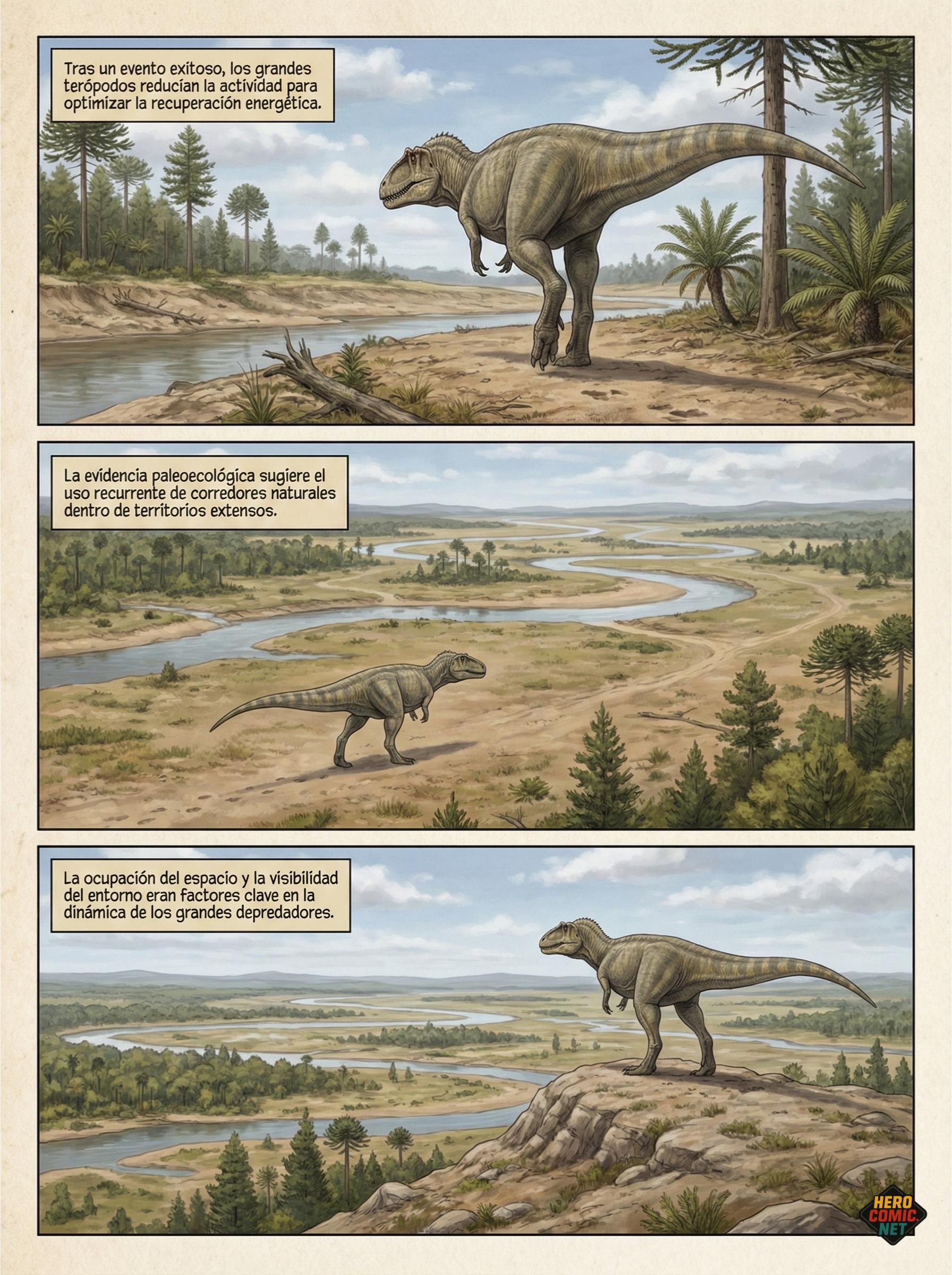 Giganotosaurus ecosystem and predator behaviors