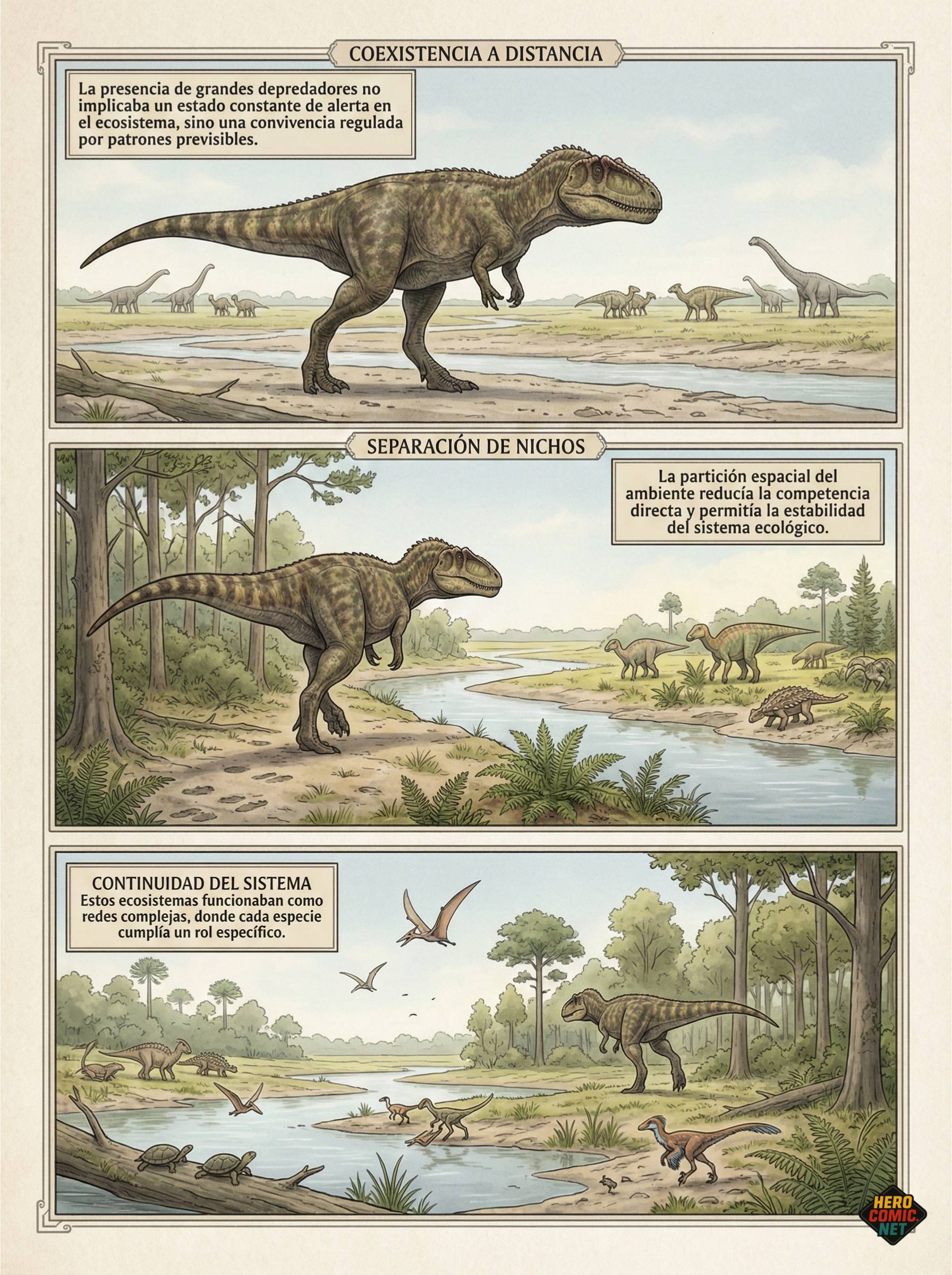 Ecosystem coexistence and niche separation