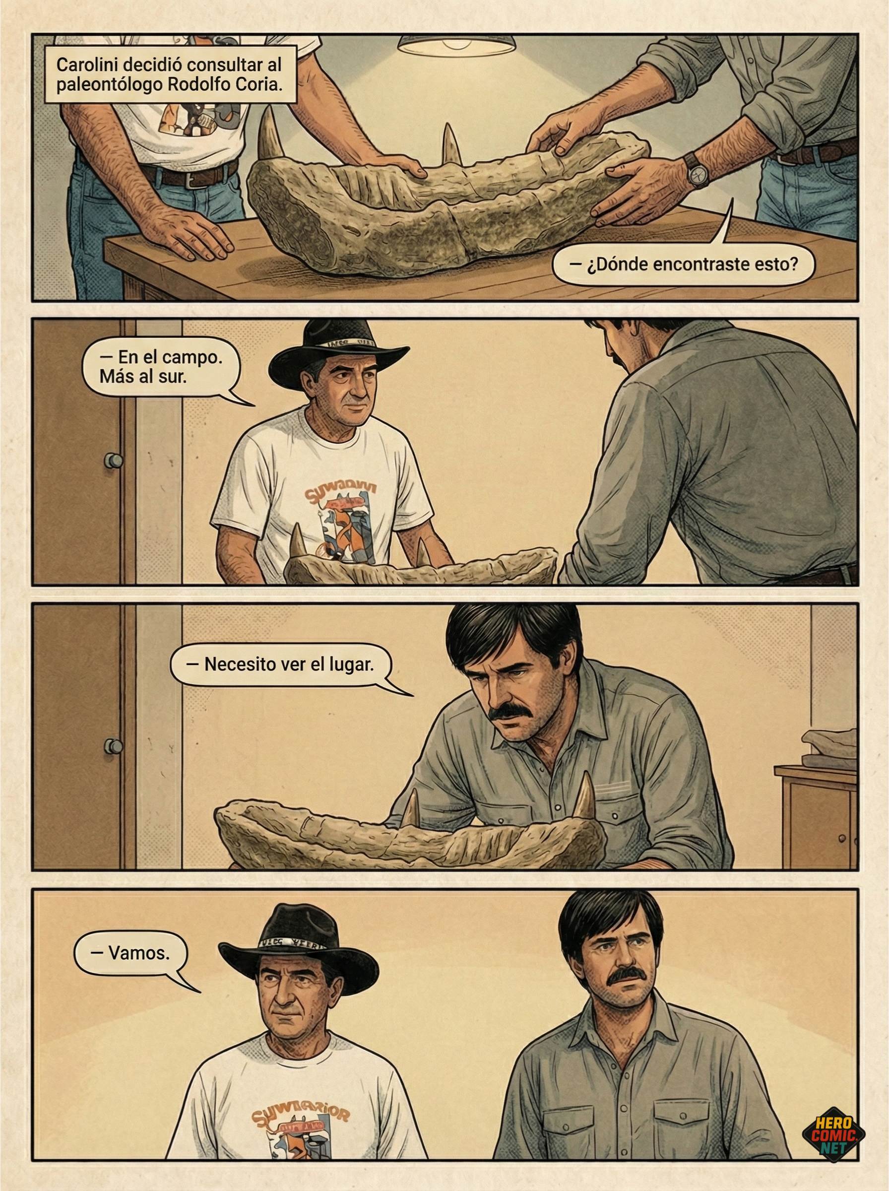 Fossil excavation and consultation